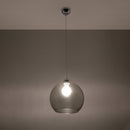 Pendant glass ball graphite design - Arcanor