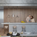 Suspension cône noir design réglable – Modèle Nerava