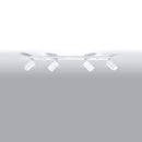 거실용 모던 화이트 스틸 조절형 천장등 – Orphéane