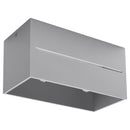 Plafonnier moderne aluminium gris pour salon – Orphéus