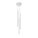 Suspension tubulaire blanche moderne – Modèle Elkaris