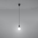 Minimalist grey pendant light for living room – Eryndra model
