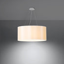 Minimalist white living room chandelier – Arvelio model