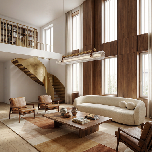 Lustre LED Minimaliste Nordique pour Salon et Salle à Manger – Orithya