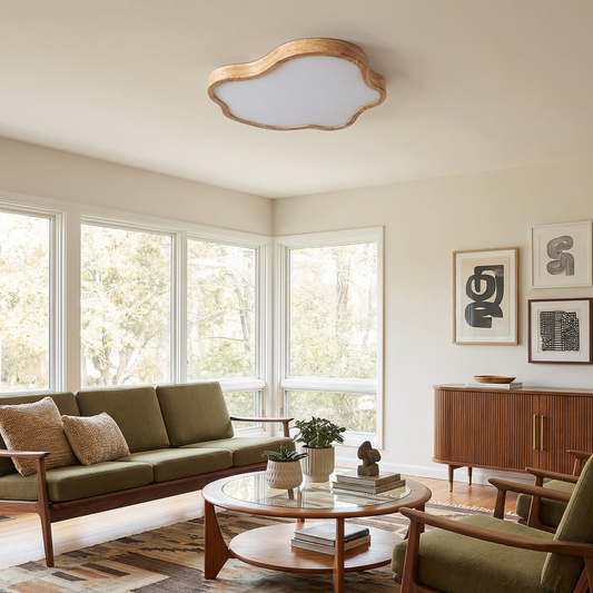 Plafonnier LED Tendance Éco-Responsable – Nubéa