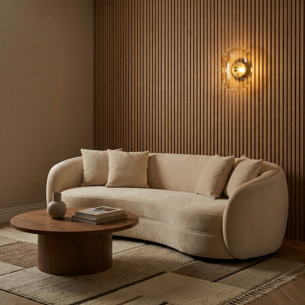 Applique Murale Premium Verre et Pierre pour Espaces 5-10m² – Éclat Ambre