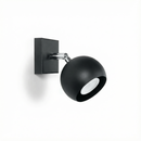 Modern adjustable black wall light – Noxaria model