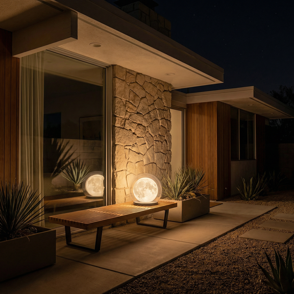 Lampe d'extérieur design en acier inoxydable – Novalume