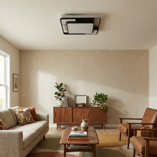 Plafonnier Polyvalent Lumière Douce et Ambiance Conviviale – Nébula