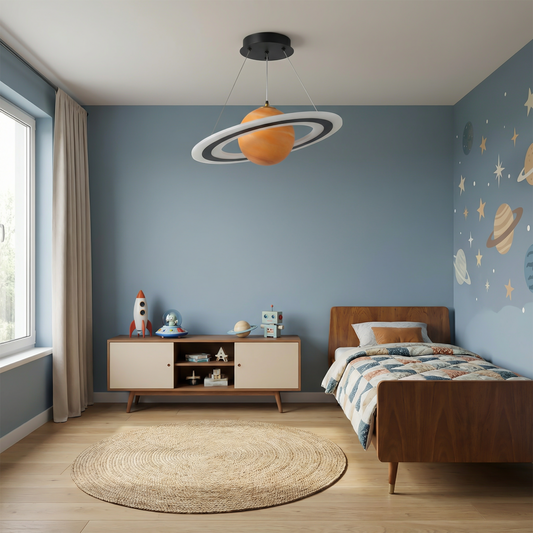 Suspension Design Espace Magique pour Enfants – Planétaire