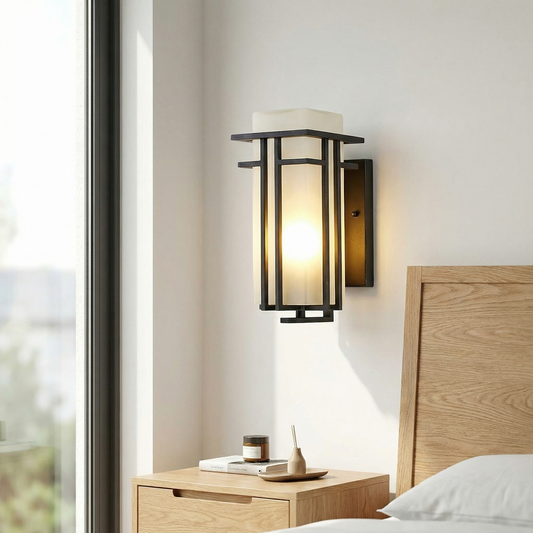 Vintage iron exterior wall light – Feriona