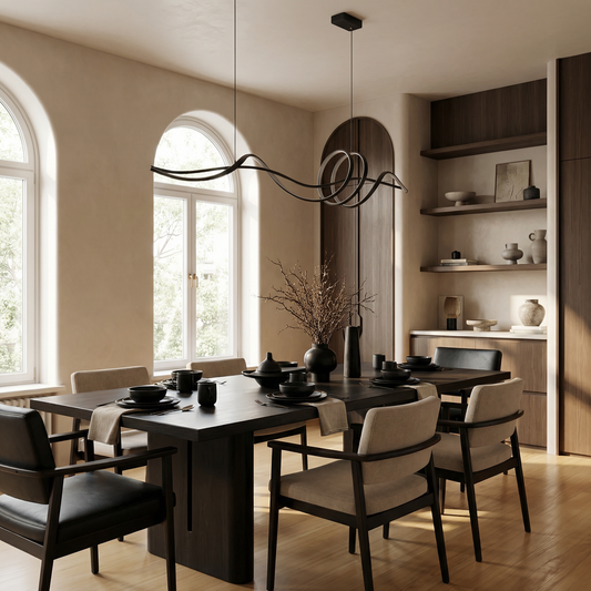 Suspension LED Silhouette Élégante Design Compact – Ondéa