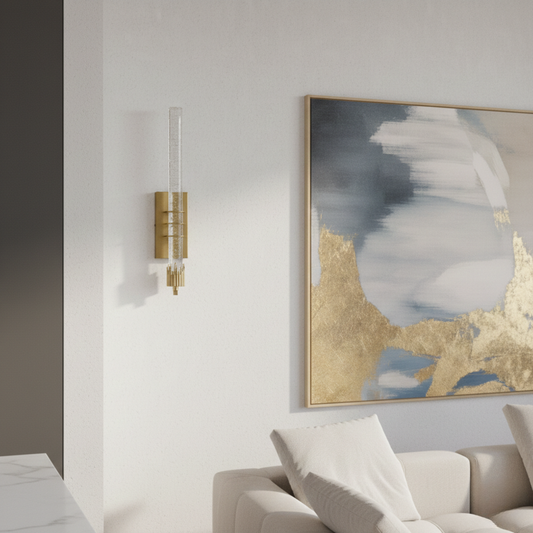 Applique murale moderne en cristal pour salon et chambre – Crystarion