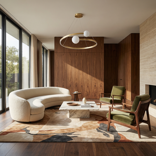 Lustre Doré Design Minimaliste & Luxe Contemporain – Zenya