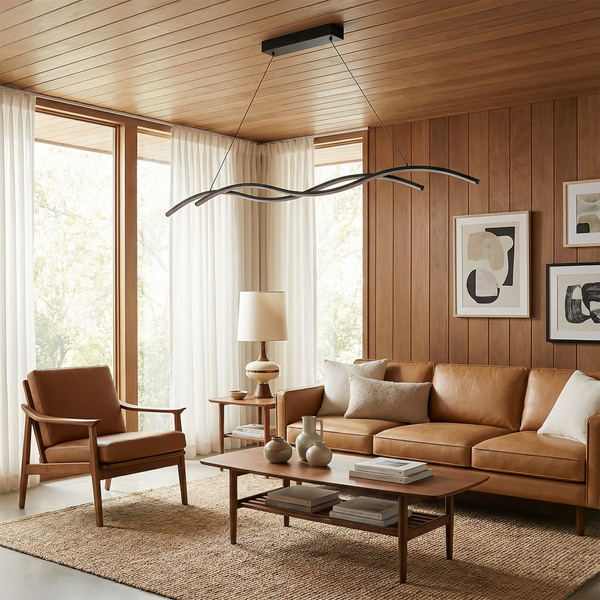 Suspension LED moderne en métal minimaliste – Stévia