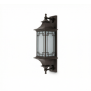 Exterior wall light in aluminum and glass – Candelor