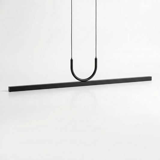 Contemporary Design Pendant Nera Black Finish – View 1