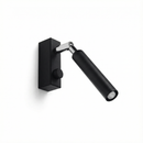 모던 각도 조절 가능한 블랙 튜브 벽등 – Norythra