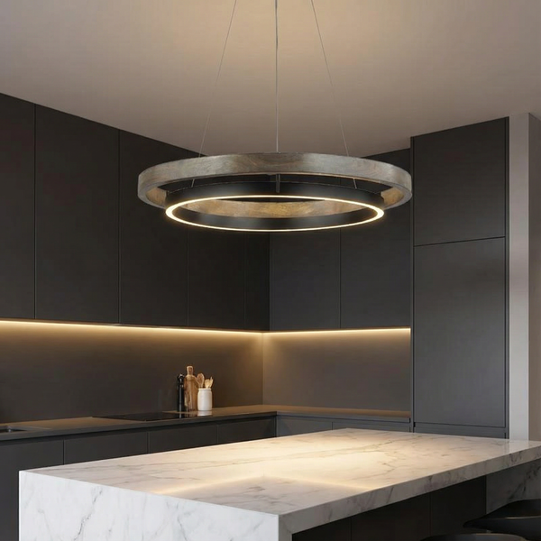 Lustre moderne minimaliste en fer pour salle à manger – Cirondei