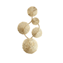 洗練されたウォールランプ ゴールドのリーフ形 – Mirage