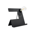 Lampe de bureau noire design en acier – Modèle Neralis