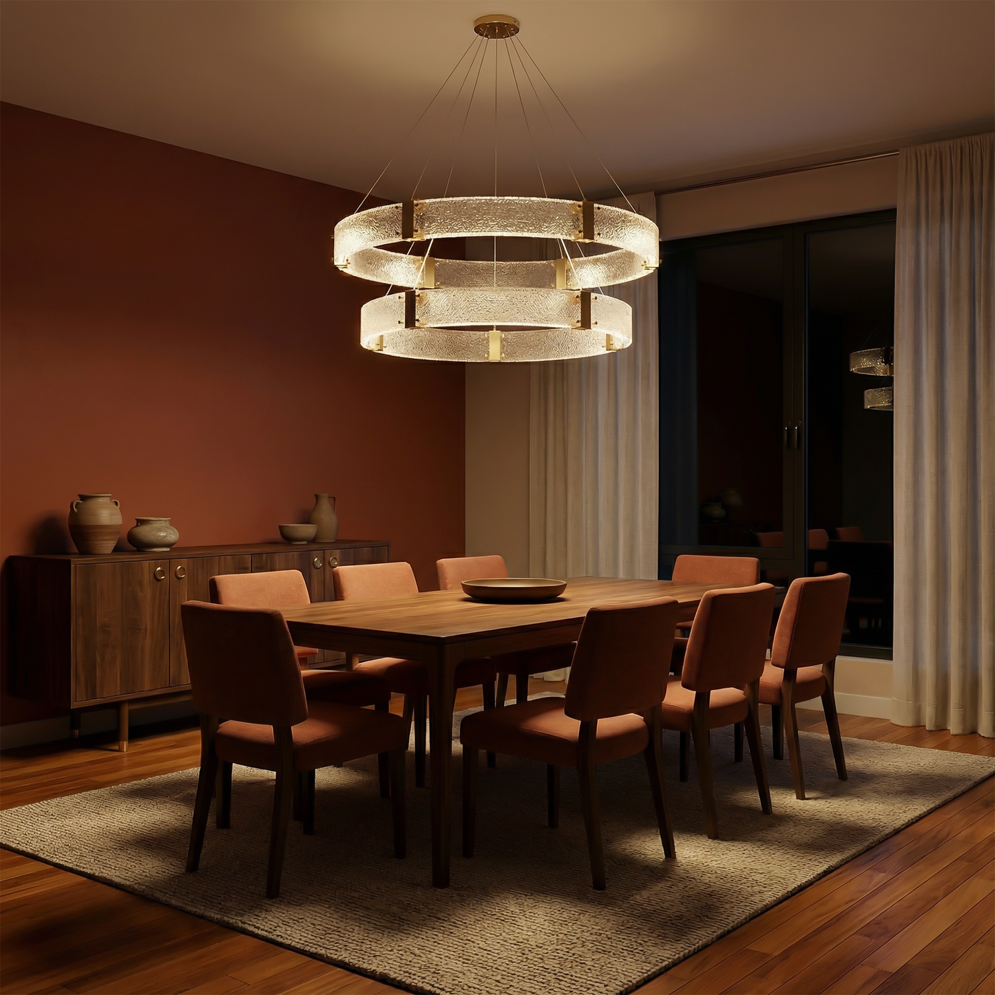 Plafonnier Ciel d’Ambre vue détail | Luxarmonie