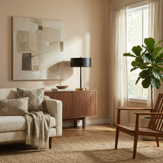 Lampe à poser Pietralis vue ambiance | Luxarmonie