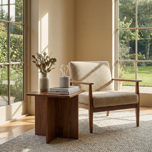 Lampe de bureau béton minimaliste – Modèle Cimmera