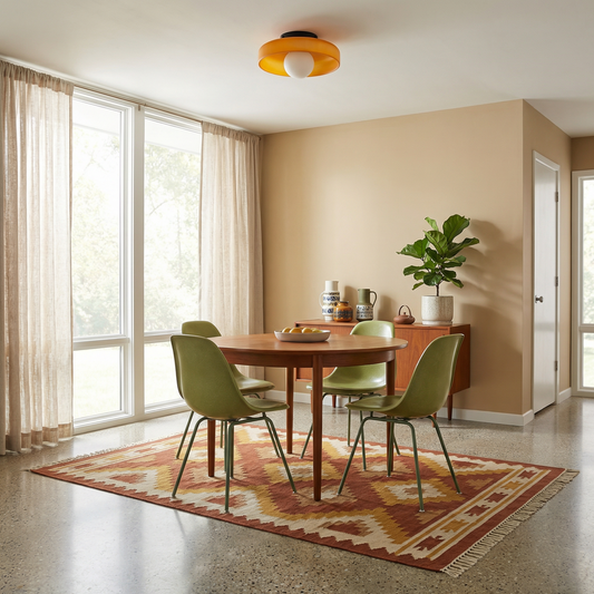 Plafonnier Chic G9 Verre Dépoli – Viresta