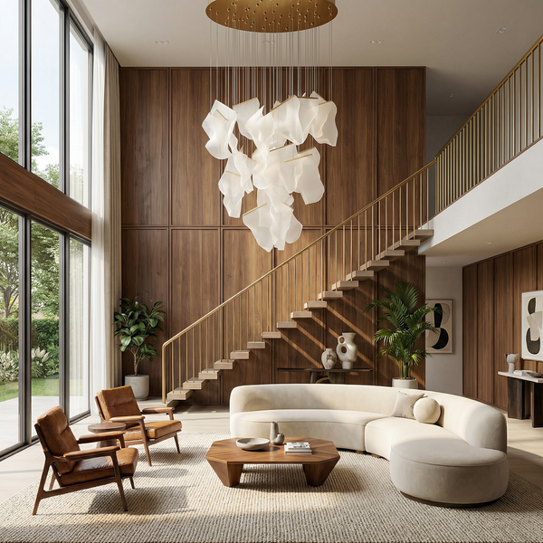 Lustre de Prestige Forme Monumentale Design Somptueux – Colossal