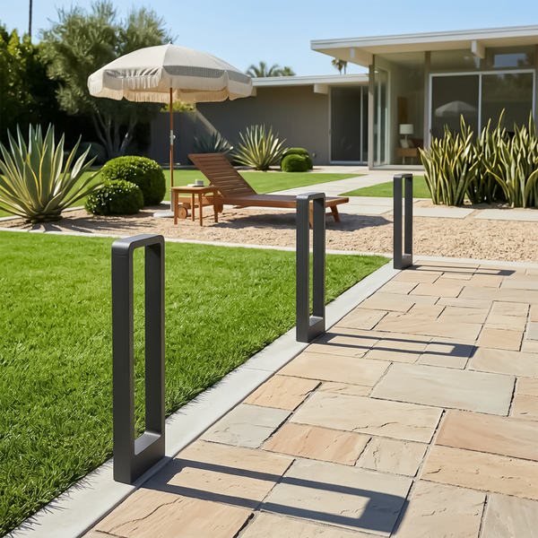 Lampadaire de jardin moderne en aluminium – Arclumia
