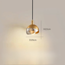 Hanging Lamp Transparent Glass Contemporary Ambiance – Eleganso