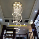 Prestige Ceiling Light in Gold Metal and Crystals – Éclat de Mer