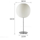 Modern silk floor lamp for living room – Sericéa