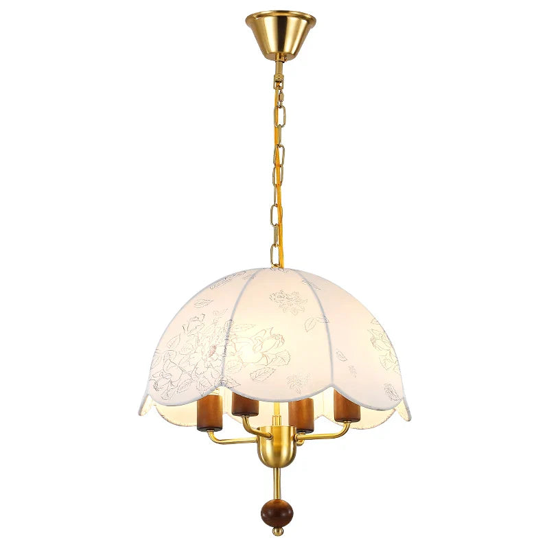 Minimalist Pendant Light Natural Wood & Fabric Lampshade – Celestia