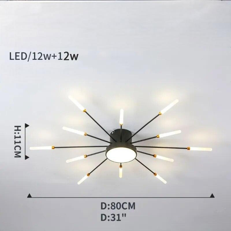 Nötr LED Tavan Lambası Dinamik Atmosfer – Sparkles
