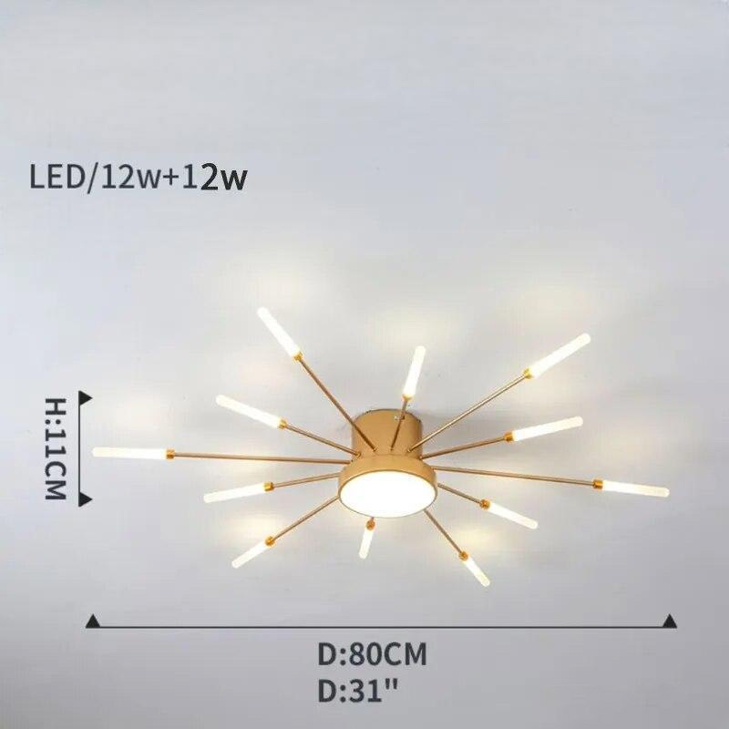 Nötr LED Tavan Lambası Dinamik Atmosfer – Sparkles