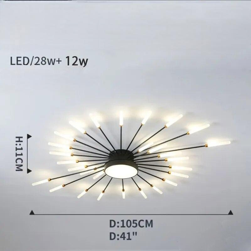 Nötr LED Tavan Lambası Dinamik Atmosfer – Sparkles