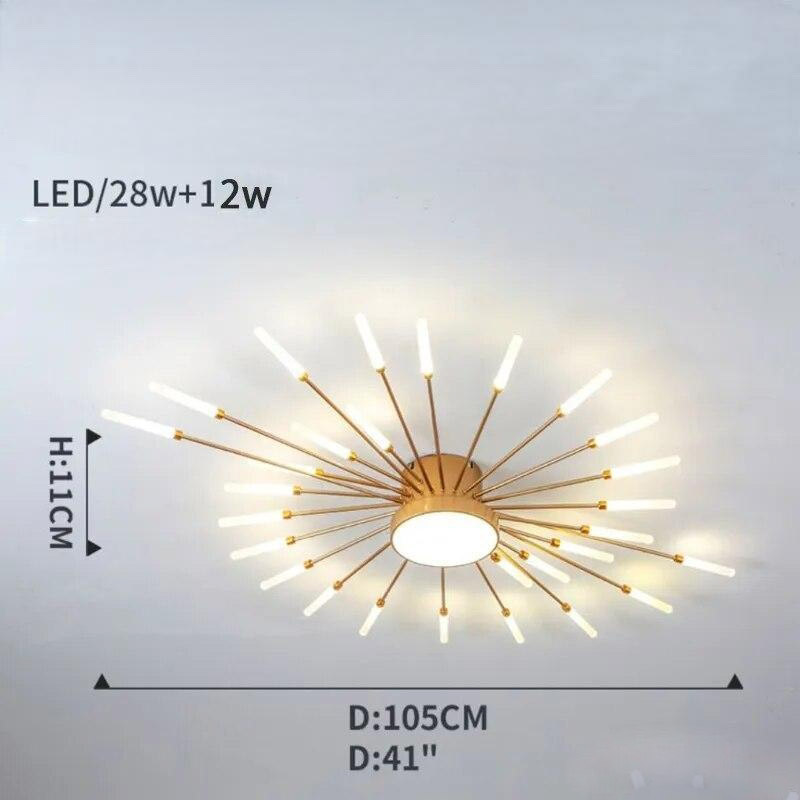 Nötr LED Tavan Lambası Dinamik Atmosfer – Sparkles