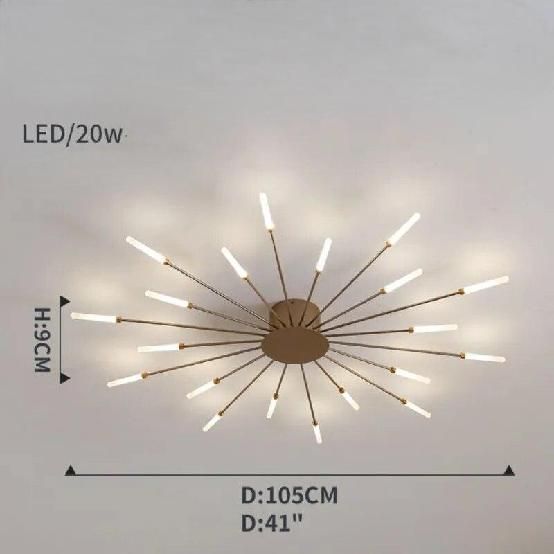 Nötr LED Tavan Lambası Dinamik Atmosfer – Sparkles