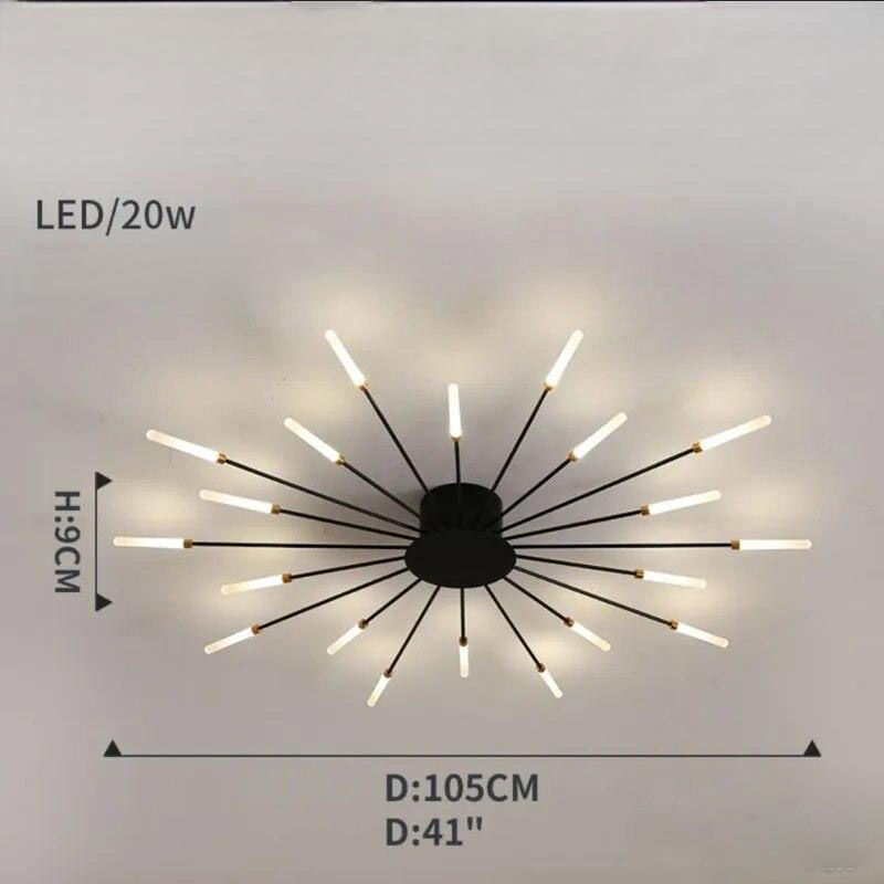 Nötr LED Tavan Lambası Dinamik Atmosfer – Sparkles