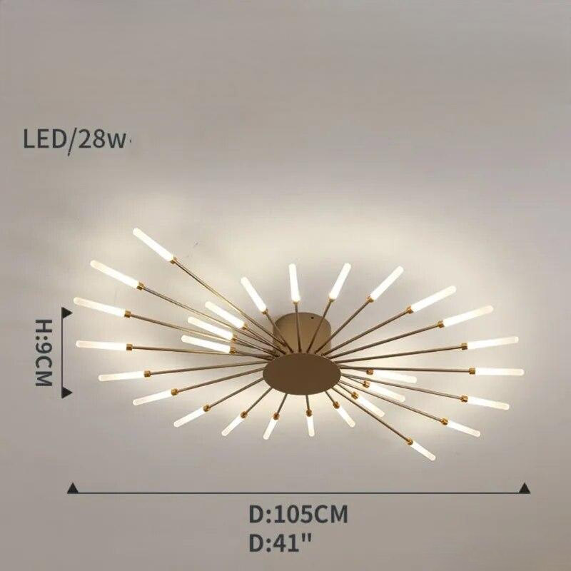 Nötr LED Tavan Lambası Dinamik Atmosfer – Sparkles