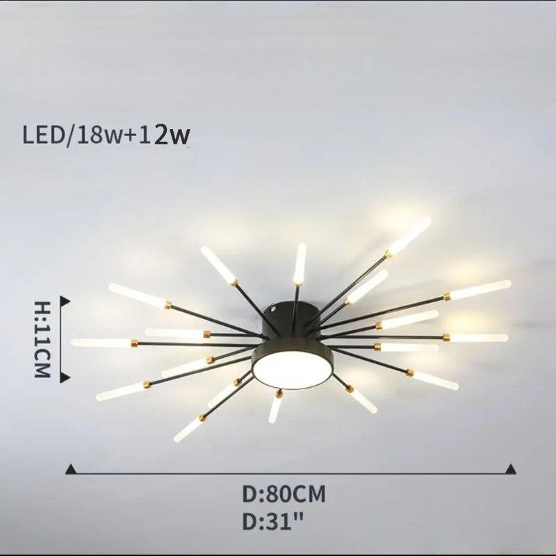 Nötr LED Tavan Lambası Dinamik Atmosfer – Sparkles