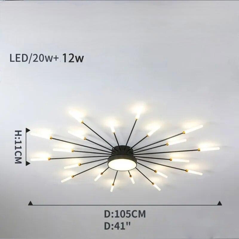 Nötr LED Tavan Lambası Dinamik Atmosfer – Sparkles