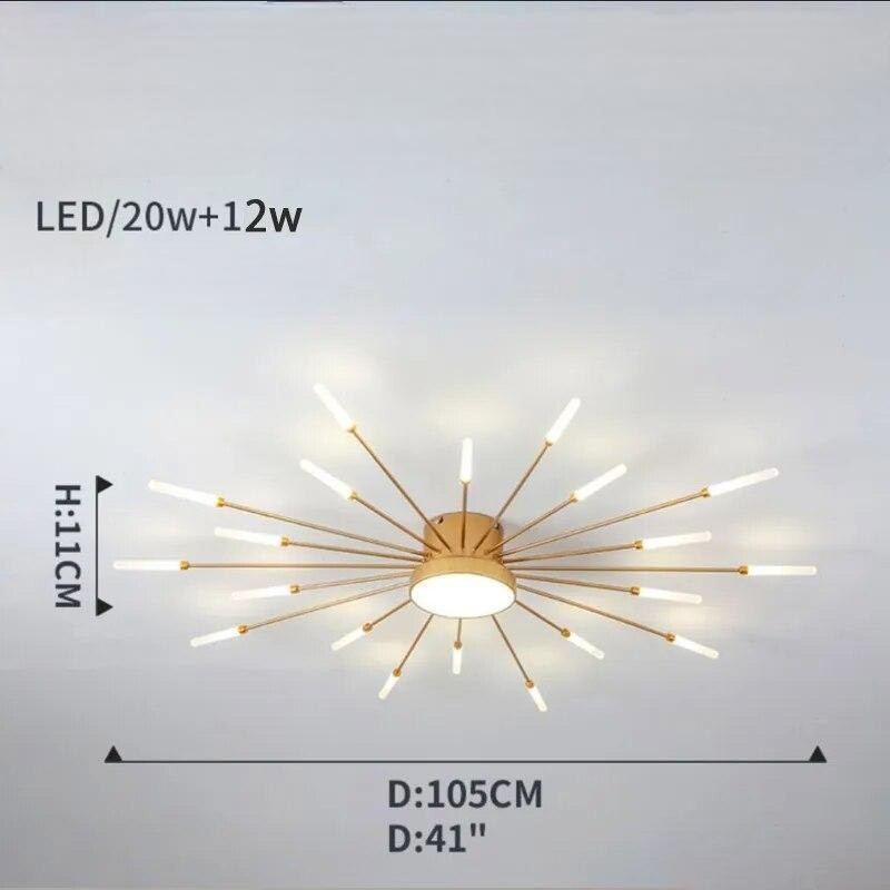Nötr LED Tavan Lambası Dinamik Atmosfer – Sparkles