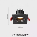 사각 디자인 조절 가능한 LED 매립형 스포트라이트 – Nik