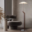 Minimalist wooden floor lamp for living room – Armoniel
