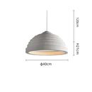 Modern resin pendant light for living room – Zelario