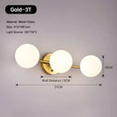 Black metal LED wall light for bedroom – Nova