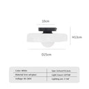 Plafonnier en verre blanc vintage pour entrée – Orbique